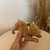 Escultura Cachorro Bulldog Dourado com strass em Resina- 18x8x9cm - comprar online