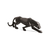 Leopardo Decorativo em Resina Preto 46cm - Mart - comprar online