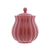 Imagem do Açucareiro de Porcelana Pétala Vermelho Matt - 10,5cm x 8,5 cm