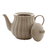 Bule de Chá de Porcelana Pétala Areia Matt 950ml na internet