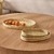 Bandeja Centro de mesa Fruteira em Fibra Natural 35x22x4cm - Ateliê Arte & Decor | CASA & DECORAÇÃO 