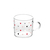 Xícara Caneca de vidro Borossilicato Coração 125ml na internet