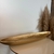 Centro de Mesa oval Estilo Canoa em Madeira Dourada - 60x17x4cm - Ateliê Arte & Decor | CASA & DECORAÇÃO 