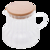 Jarra de Vidro Borossilicato com Tampa de Bambu Classic 500ml - Lyor - comprar online