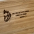 Bandeja em bambu com alça de couro - Personalizado provérbios - comprar online
