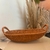 Fruteira oval em PVC - 33x25x7cm - comprar online