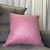 Capa de almofada Suede 43x43cm - Rosa