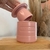 Manteigueira Francesa Rosa em Cerâmica - 9x8x8cm na internet