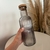 Garrafa de Vidro com tampa rolha 1 litro - Preta Fumê - Ateliê Arte & Decor | CASA & DECORAÇÃO 