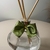 Frasco Difusor de varetas Transparente Decorado 100ml - 9X8X4,5cm - Ateliê Arte & Decor | CASA & DECORAÇÃO 