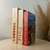 Trio de Livros Caixa decorativos - Londres Itália Espanha