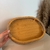 Bandeja oval em MDF com detalhes em Bambu e sisal - 32,5x23x4,5cm - Ateliê Arte & Decor | CASA & DECORAÇÃO 