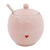 Açucareiro em Porcelana Rosa - comprar online
