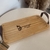 Bandeja em bambu com alça de couro - Personalizado provérbios