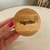 Pote de Vidro Hermético 300ml com Tampa de Bambu Personalizado - "Algodão" - Ateliê Arte & Decor | CASA & DECORAÇÃO 