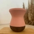 Cuia de Chimarrão em Madeira Bicolor - Rosa Bebe Fosco