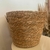 Cesto Decorativo de Palha para Plantas - 23cm Altura x 28cm Diâmetro
