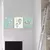 Kit 3 Quadros Decorativos Tema Infantil Quarto Bebe Desenhos Azuis em Moldura Caixa 30x40cm - comprar online