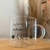 Caneca de Vidro com Frases - 260ml