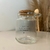Pote de vidro com colher "o que dá sabor a vida é o amor" - 240ml