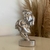 Escultura Rostos Prata em resina - 15x6,5x4cm - comprar online