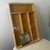 Organizador de Talheres em Bambu - 32x22cm