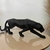 Leopardo Decorativo em Resina Preto 46cm - Mart na internet