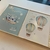 Kit 3 Quadros Decorativos Tema Infantil Quarto Bebe Desenhos Azuis em Moldura Caixa 30x40cm