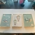 Kit 3 Quadros Decorativos Tema Infantil Quarto Bebe Desenhos Azuis em Moldura Caixa 30x40cm na internet