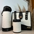 Kit de Mateira com Garrafa Térmica e Porta erva Off White - 4 Peças - loja online