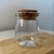 Mini pote de vidro para temperos