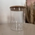 Pote de Vidro Hermético 1400ml com Tampa de Bambu - 23x10cm - comprar online