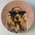 Prato de sobremesa/decorativo - Cachorro na internet