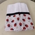 Pano de prato com barra estampada
