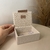 Caixa em MDF com revestimento em linho Mart - 12x9x5cm - loja online