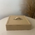 Caixa em MDF com revestimento PU Mart - 17,5x17,5x5cm