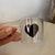 Xícara Caneca em Borossilicato 125ml Coração Preto - Ateliê Arte & Decor | CASA & DECORAÇÃO 