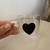 Xícara Caneca em Borossilicato 125ml Coração Preto na internet