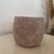 Cachepô Vaso em Cimento Mart Bege - 15x13cm