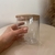 Pote de vidro hermético com tampa de bambu 550ml - 10x10cm - comprar online