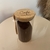 Pote hermético com tampa e colher de bambu 650ml - Personalizado “Café para acordar”