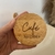 Pote hermético com tampa e colher de bambu 650ml - Personalizado “Café para acordar”