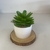 Vaso decorativo c/ planta artificial