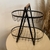Fruteira oval em metal com dois andares 32,5x18cm - comprar online