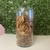 Haste de Eucalipto Envelhecido Artificial E Vaso cilindrico com cascas de madeira - Ateliê Arte & Decor | CASA & DECORAÇÃO 