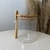 Pote de vidro com tampa hermetica de bambu e colher - Ateliê Arte & Decor | CASA & DECORAÇÃO 