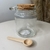 Pote com tampa rolha e colher - comprar online