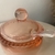 Açucareiro de Cristal com Colher Pearl Rosa 10cm x 8cm x 7cm na internet