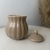Açucareiro de Porcelana Pétala Cinza Matt 10,5cm x 8,5 cm - comprar online