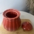 Açucareiro de Porcelana Pétala Vermelho Matt - 10,5cm x 8,5 cm - comprar online